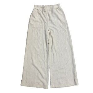 Banana Republic Women's Crinkle Crepe Pull-On Pant Small Cream/Beige